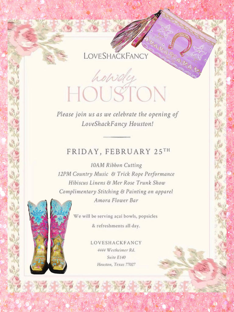 LoveShackFancy Houston Grand Opening Pop Up