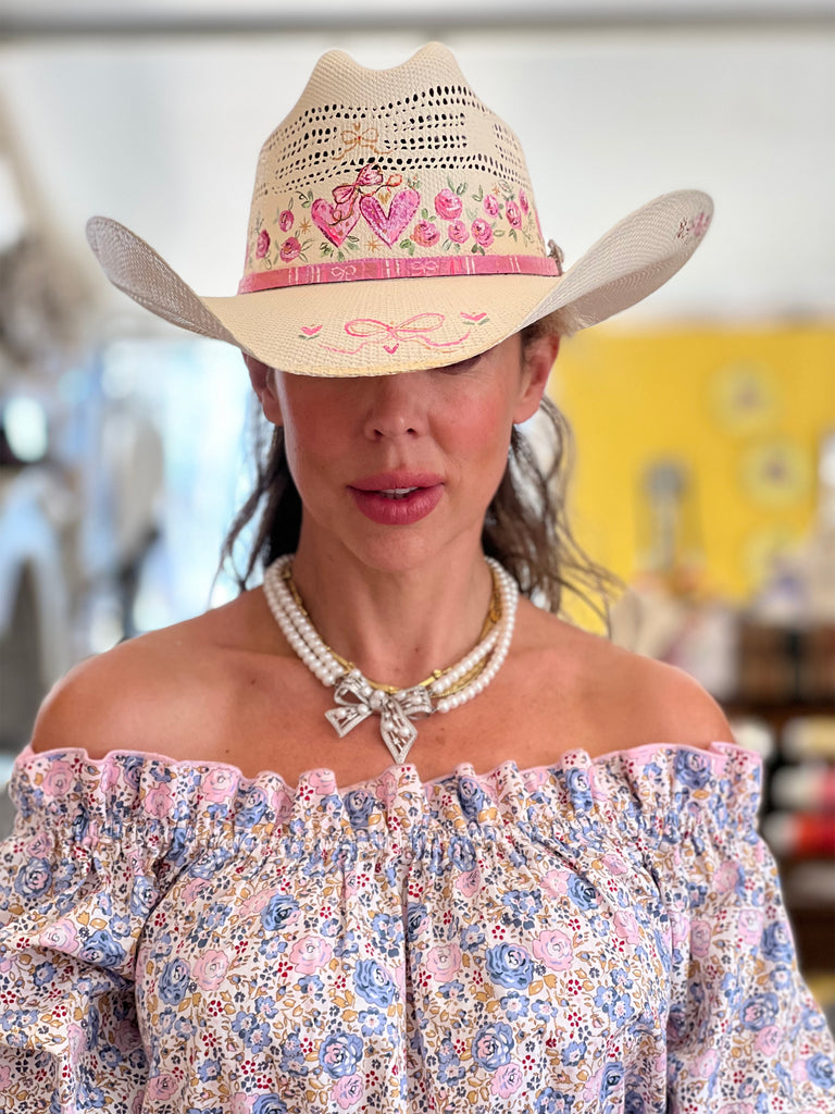 Mer Rose Atelier x Gina Bowhill cowboy hat