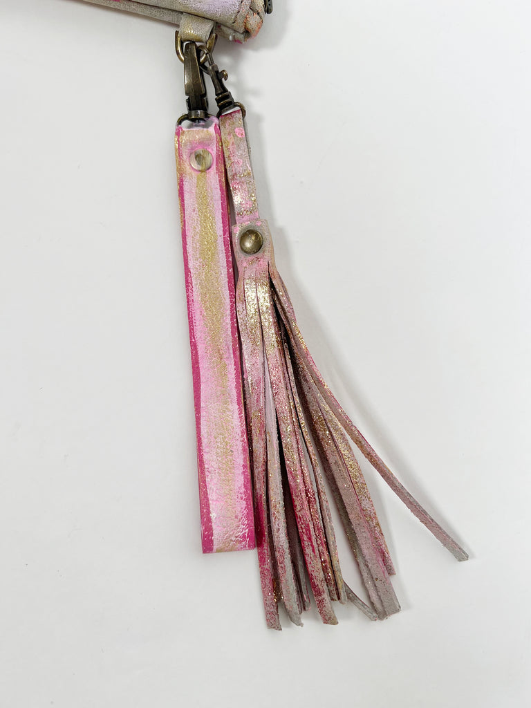 Paige handpainted, one-of-a-kind clutch by Mer Rose Atelier.