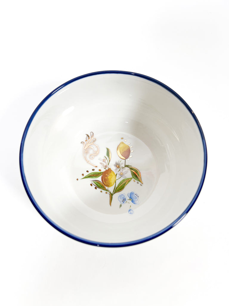 One-of-a-kind, hand painted china painted by Marla Meridith for Mer Rose Atelier 